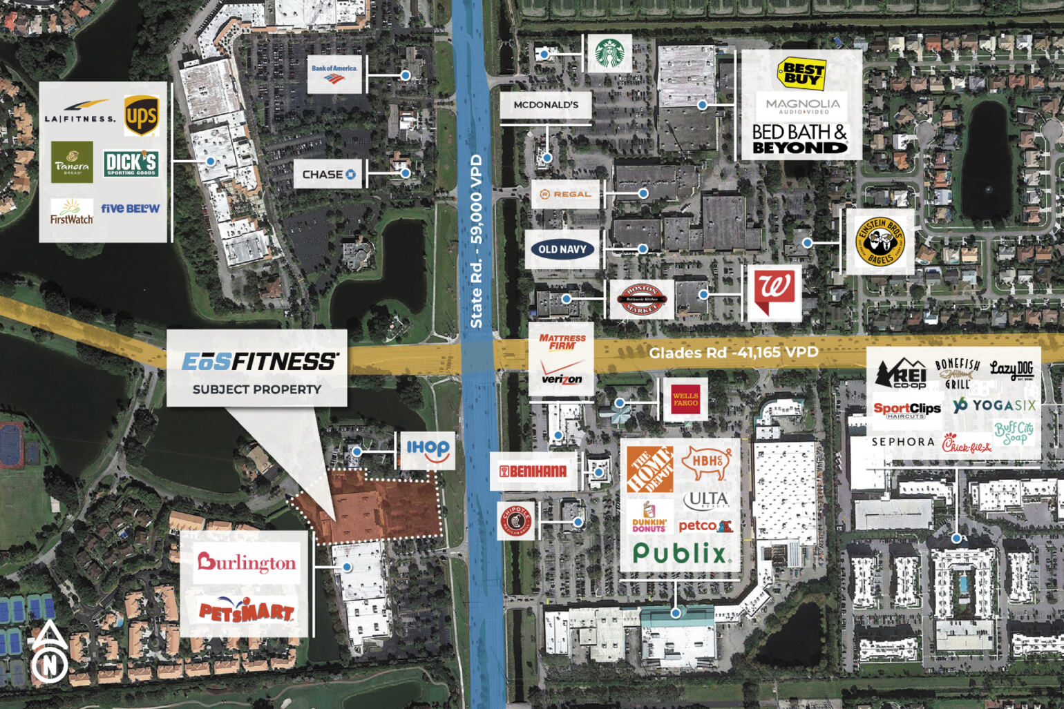 EoS Fitness Boca Raton FL Featured Listing NNN Fitness   Aerial 1 6 1540x1027 